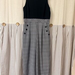 Dressbarn Elegant Black & White Jumpsuit